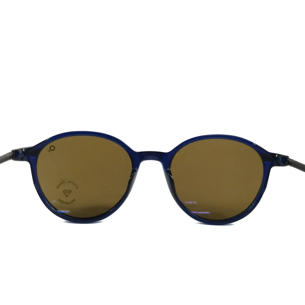 Etnia Barcelona Sunglasses FLAMINGO BLBR Blue Brown Frames with Brown Polarized
